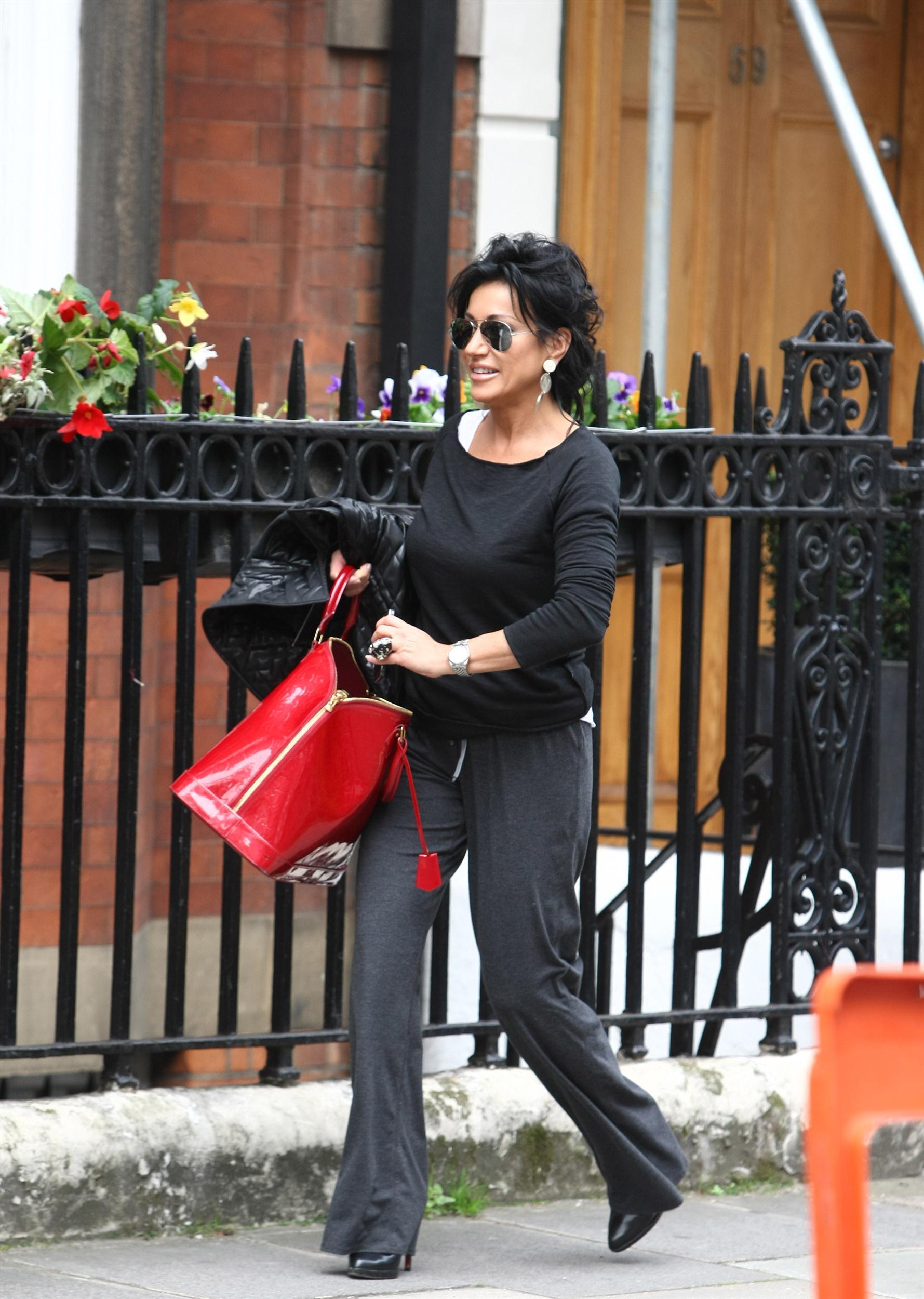 Nancy Dell'Olio is seen leaving a medical building on Harley Street | Picture 101275